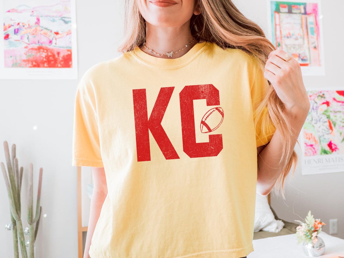 Kansas City Football Six PNGs, SVG Clipart, Digital Download for Crafters, Sublimation, KC Fan Sticker, Sports Scrapbook - Image 3