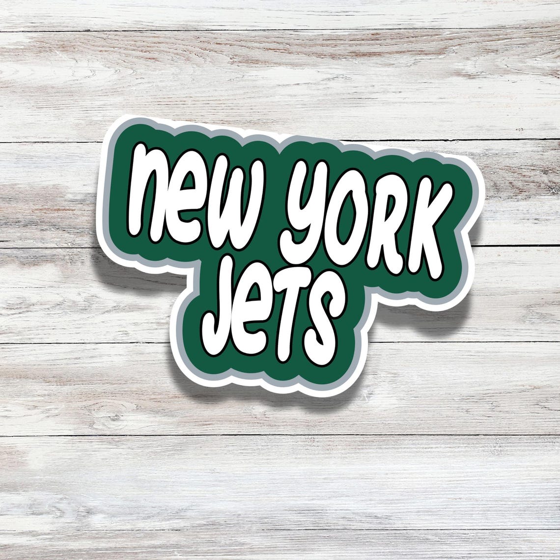 New York Jets Stickers• Football Stickers • Sports • Water Resistant Stickers • Sticker Pack • Vinyl Sticker • Gifts for Him - Image 4