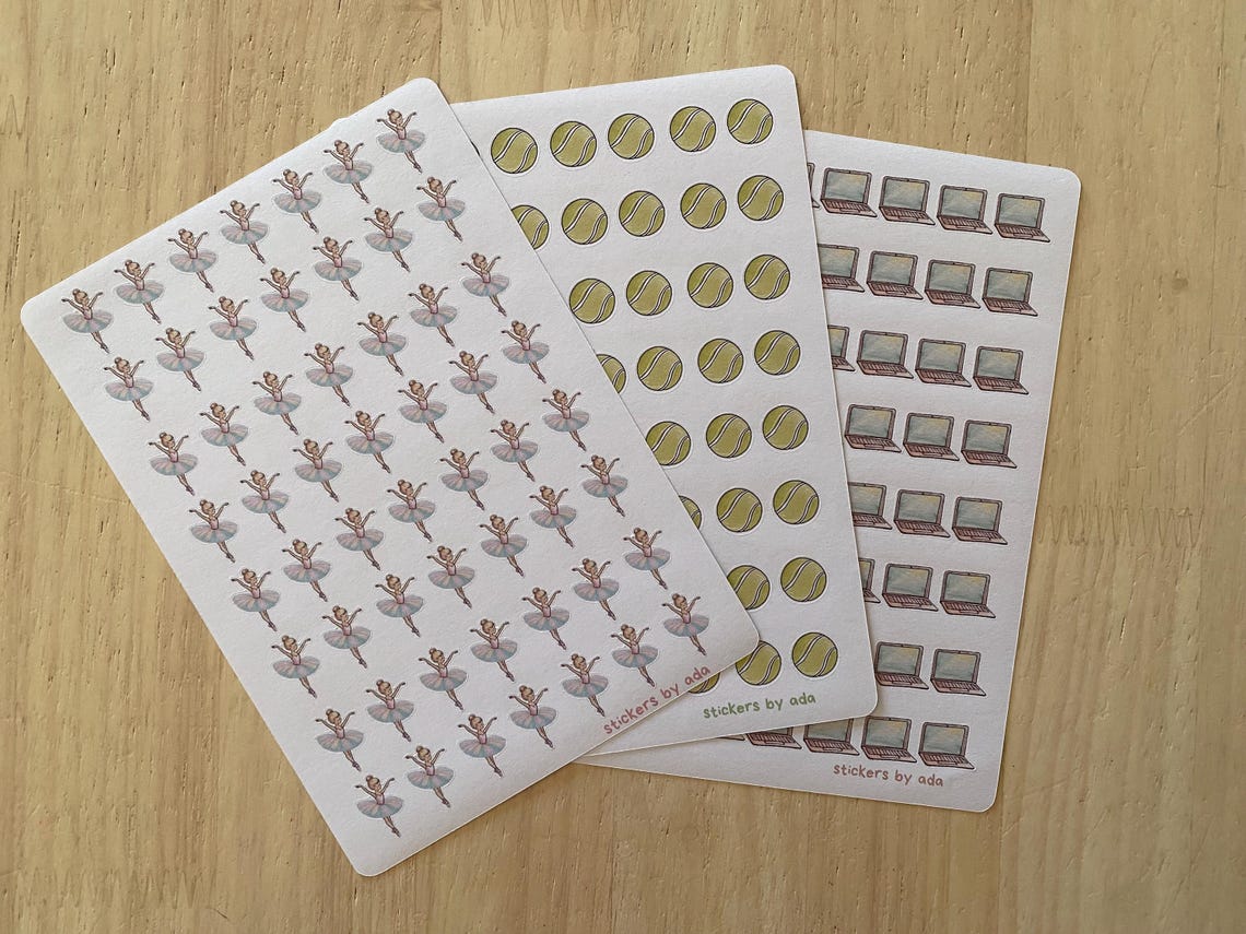 Mini Football Stickers: Sport Planner Stickers - Image 4