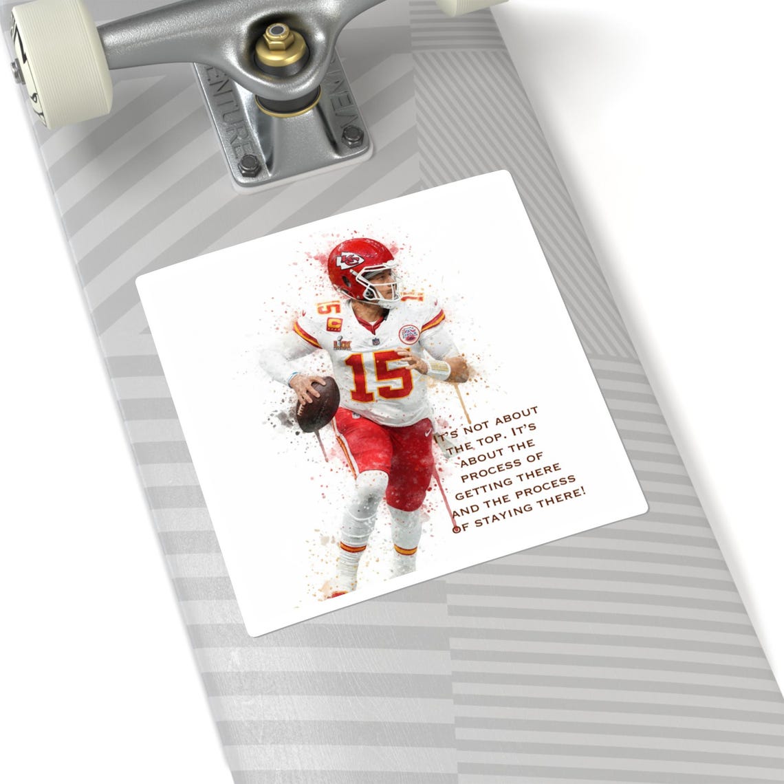 Motivational Sports Stickers, Football Fan Decor, Team Spirit Decals, Laptop Stickers, Gift for Athletes - Image 9