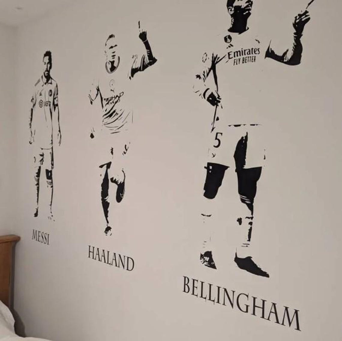 Footballers Wall Decals: Messi, Ronaldo, Mbappe, & More - Vinyl Transfers - Image 7