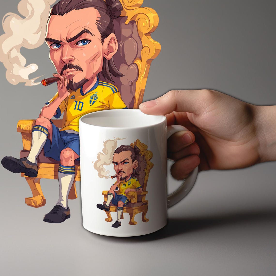 Chibi Soccer Icons – Popular Football Players Illustration - Image 6