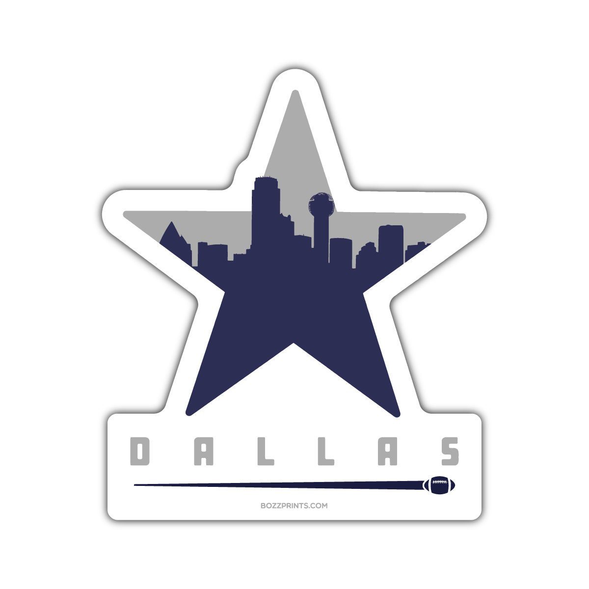 Dallas Football Sticker
