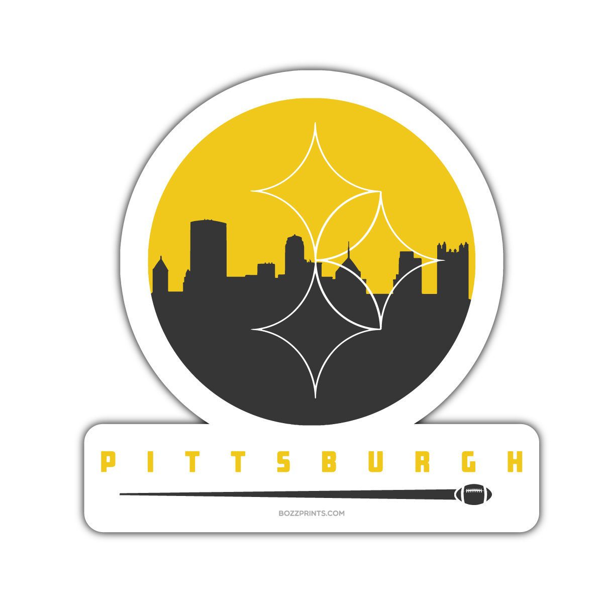 Pittsburgh Football Sticker