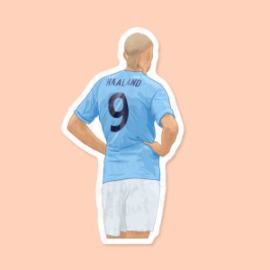 Erling Haaland Vinyl Sticker, Manchester City Sticker, Football Laptop Stickers, Champions League, Premier League Stickers, Football Gifts