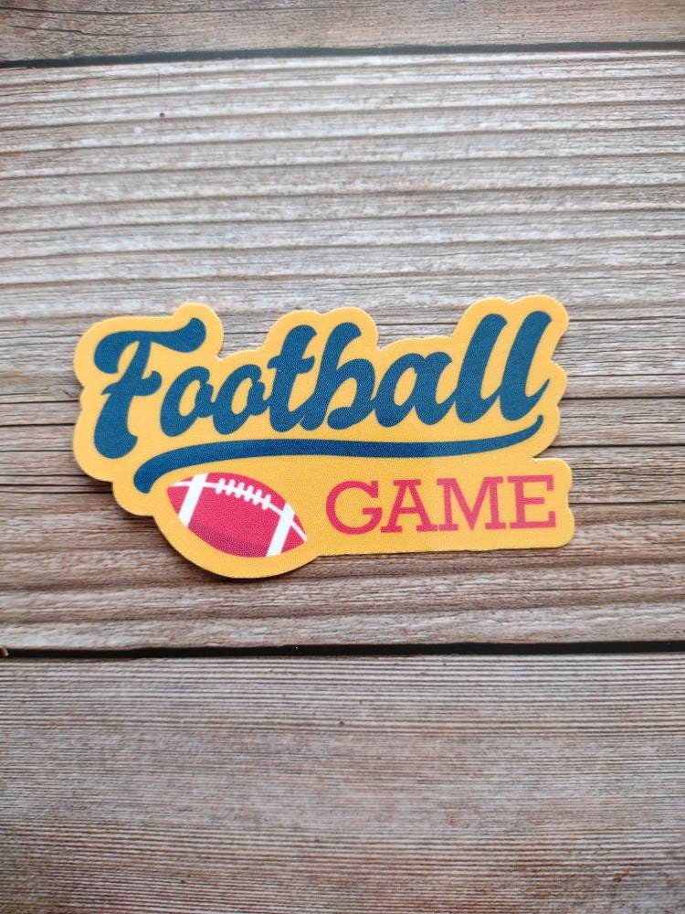 Football game vinyl sticker