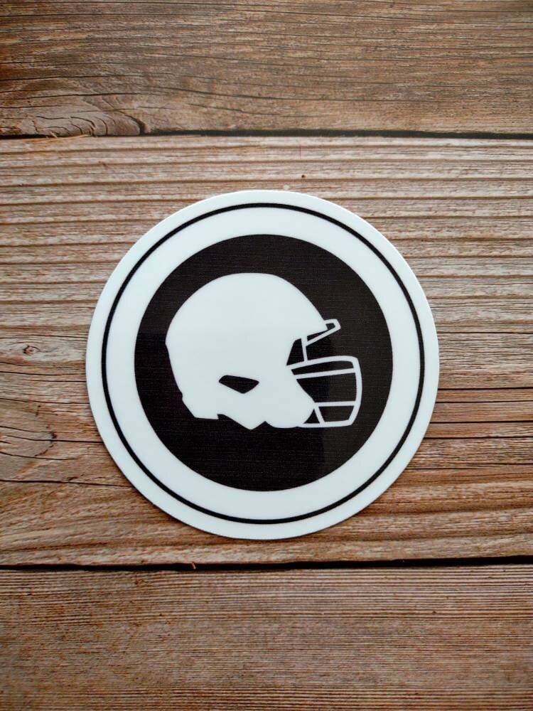 Football Helmet vinyl sticker