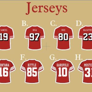 San Francisco Football stickers