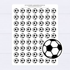Soccer Ball Planner Stickers