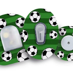 Football Patch for Freestyle Libre, Dexcom G6, Omnipod, & Medtronic CGMs, Waterproof Diabetes Stickers