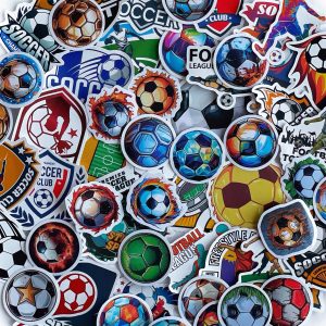 Football Stickers Pack Soccer Stickers Sports Stickers Laptop Stickers Football Gift Kids Party Favour Premier League FIFA World Cup Gift