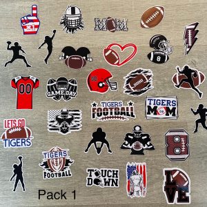 American Football Stickers Personalised