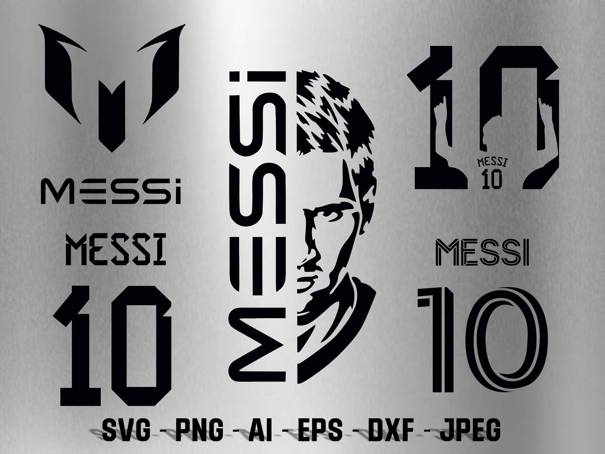 Messi SVG, Messi, Digital Clipart, Soccer, Messi Argentina Svg, Stickers, T-Shirts, Glow forge, Cut File Cricut, Silhouette