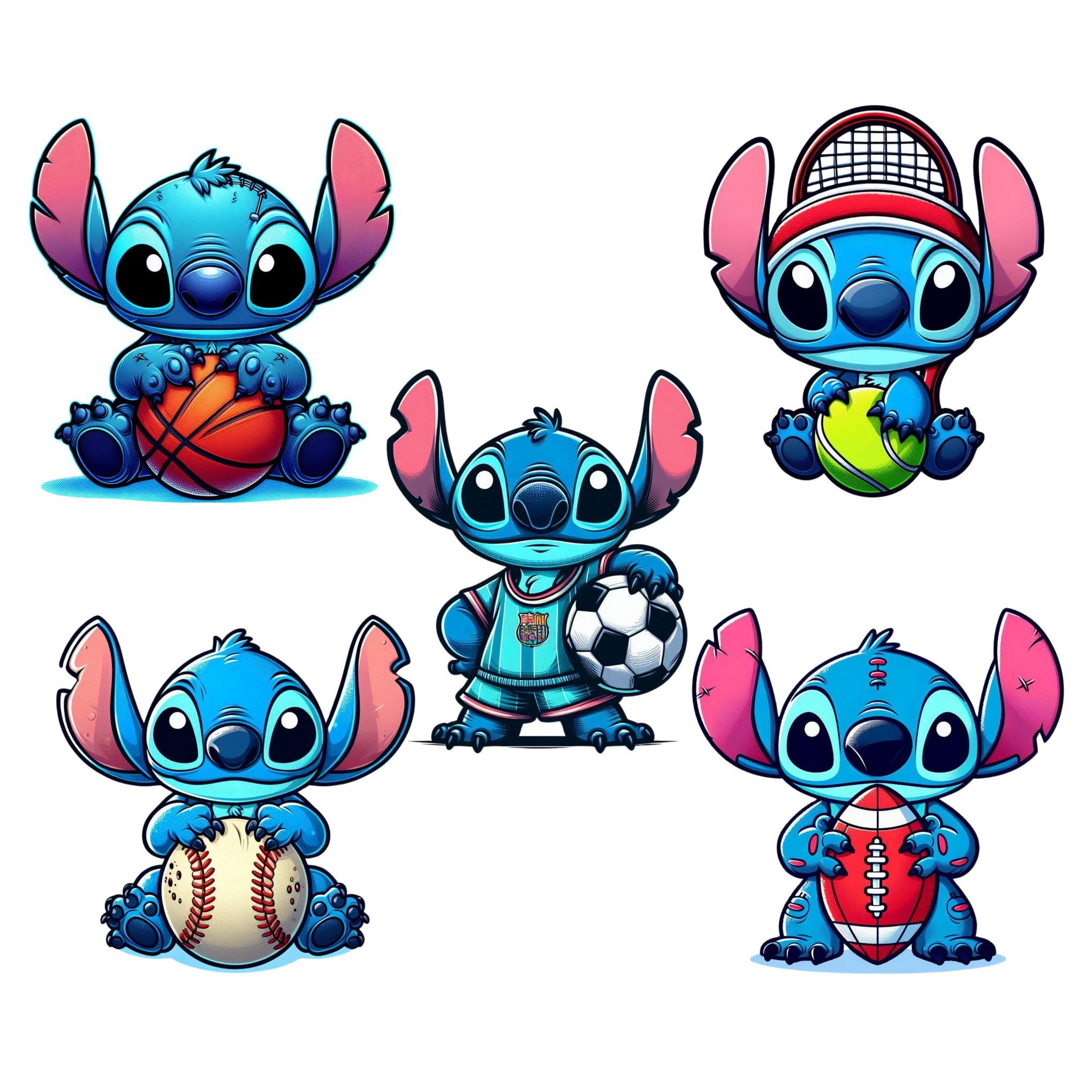 stitch png bundle, stitch sport package, stitch clipart, stitch football, lilo and stitch character, instant download