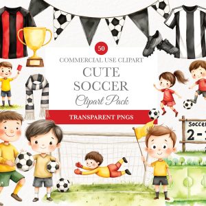 Watercolor clipart soccer, Paper Craft, Soccer Shoes Png, Soccer Ball Png, Digital Download, Sports Clipart, Football Clipart