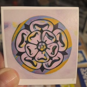 Yorkshire Rose Stickers X25. Football gift Ideas. Crafts.