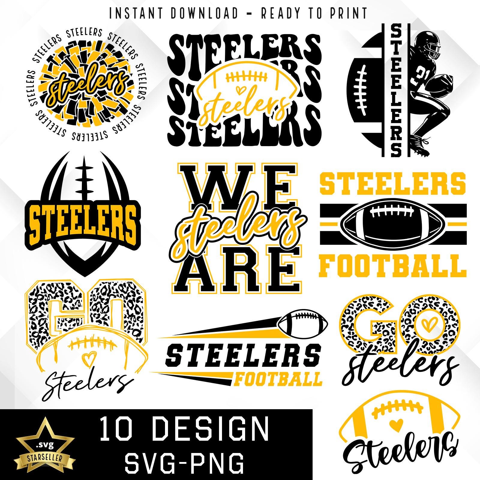 Steelers Bundle SVG PNG, Steelers Football Bundle svg, Bundle svg, Football Bundle , Sports Team svg, Digital Cut File, Instant Download