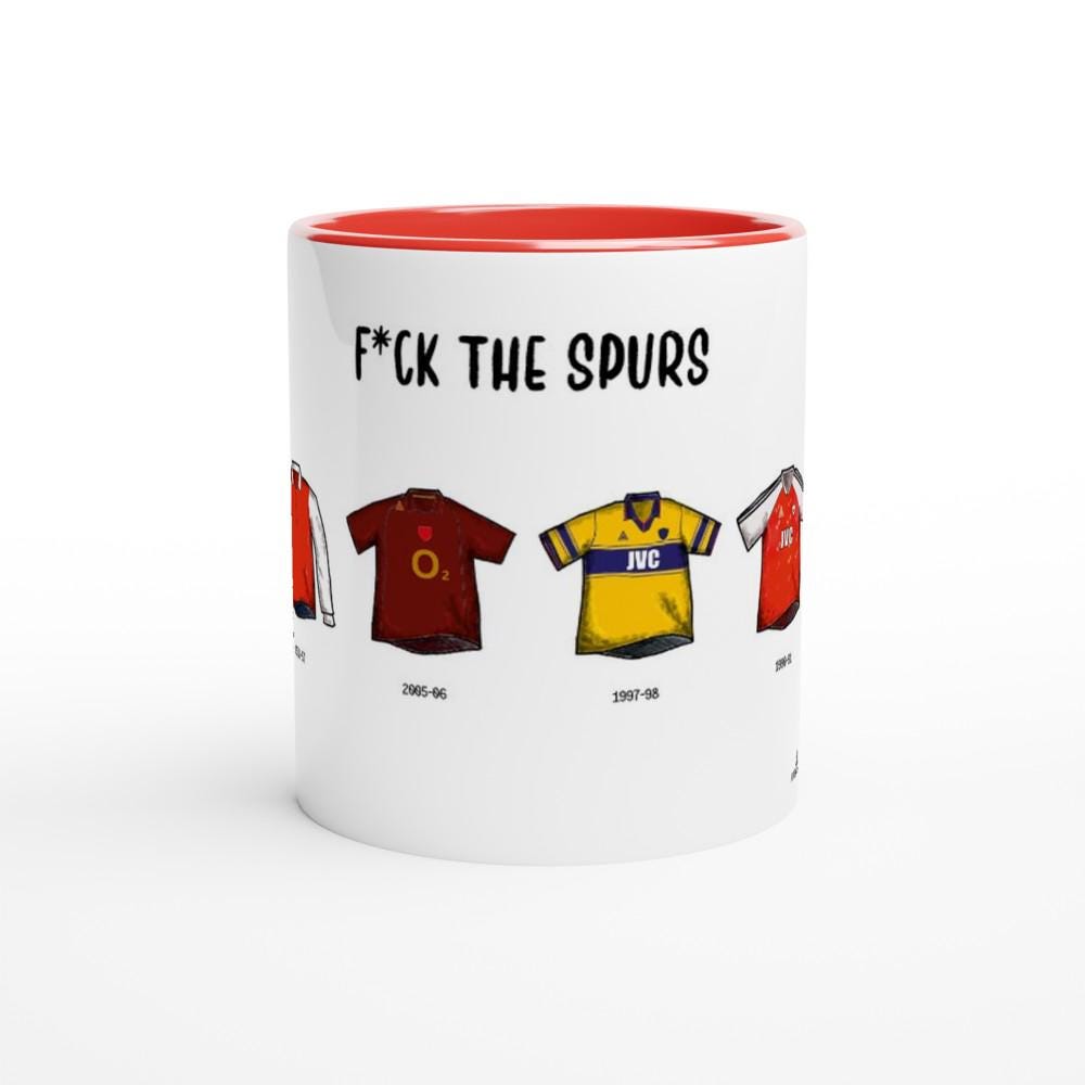 Arsenal Mug | Football Kits Through The Ages | Funny Gift