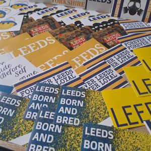 X60 Top notch RANDOM LUFC- Unofficial stickers - Easy Peel. Football gift Ideas. Crafts.
