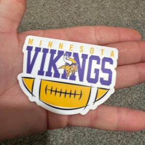 Minnesota| MN | Mn football| Vikings| decal| sticker| water bottle sticker| SKOL|