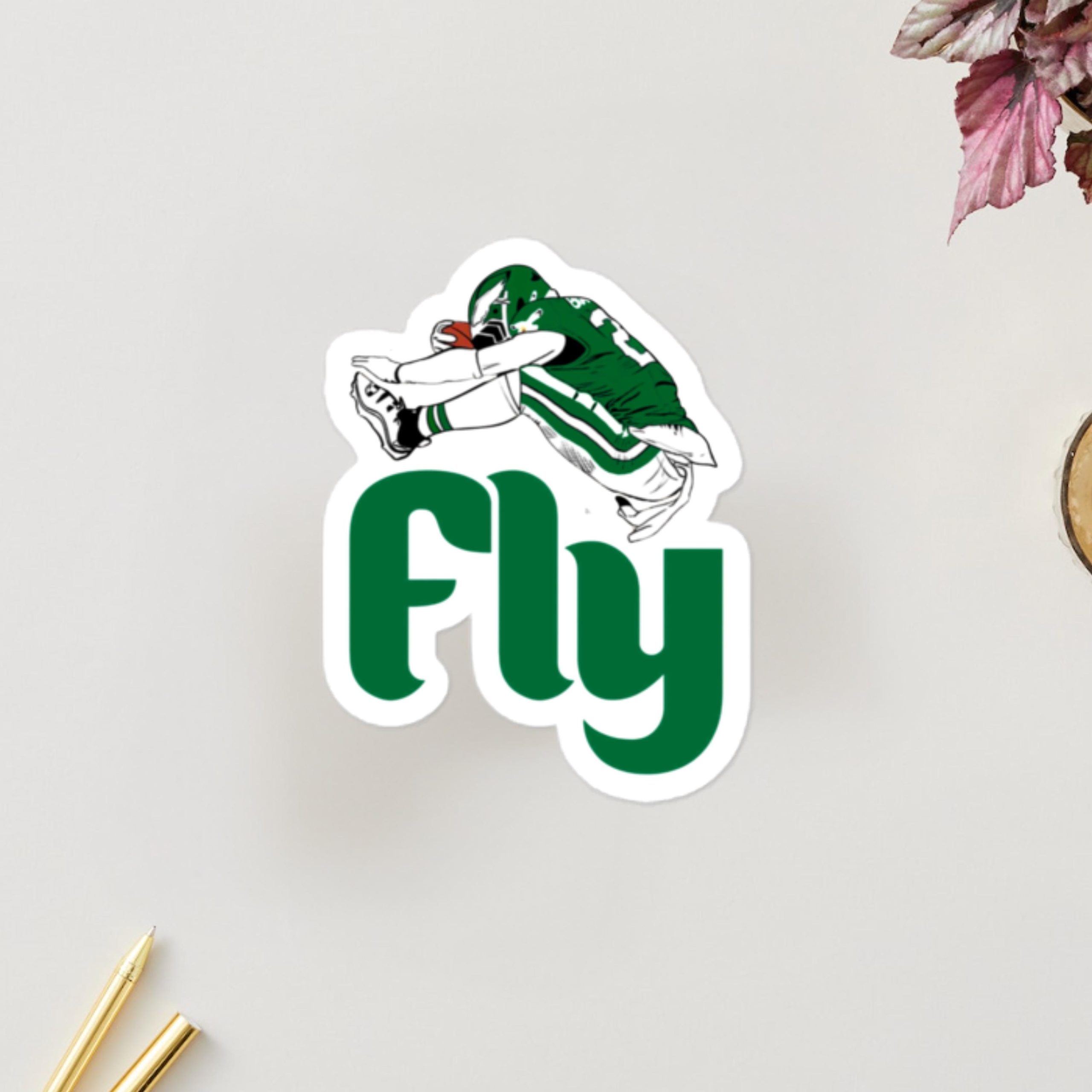 Fly Barkley Hurdle Sticker, Philadelphia Football Sticker for Laptop, Stickers, Philly Gift