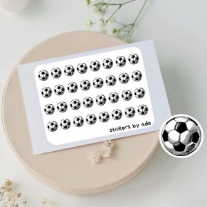 Mini Football Stickers: Sport Planner Stickers