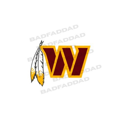 Washington Commanders with Redskins feather or H.S. Warriors team FREE DOMESTIC SHIPPING