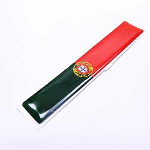PORTUGAL Portuguese FLAG 3D Epoxy Car Emblem Decal Sticker Set Flexible Durable Waterproof Highly Detailed Good Quality
