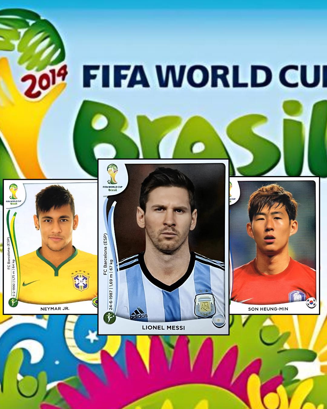 2014 Panini World Cup Sealed Football Sticker Pack