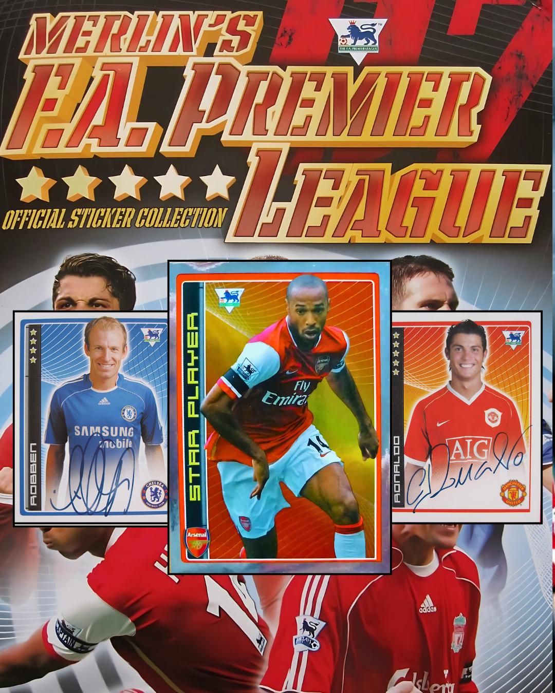 2006/7 Merlin Premier League Sealed Football Sticker Pack