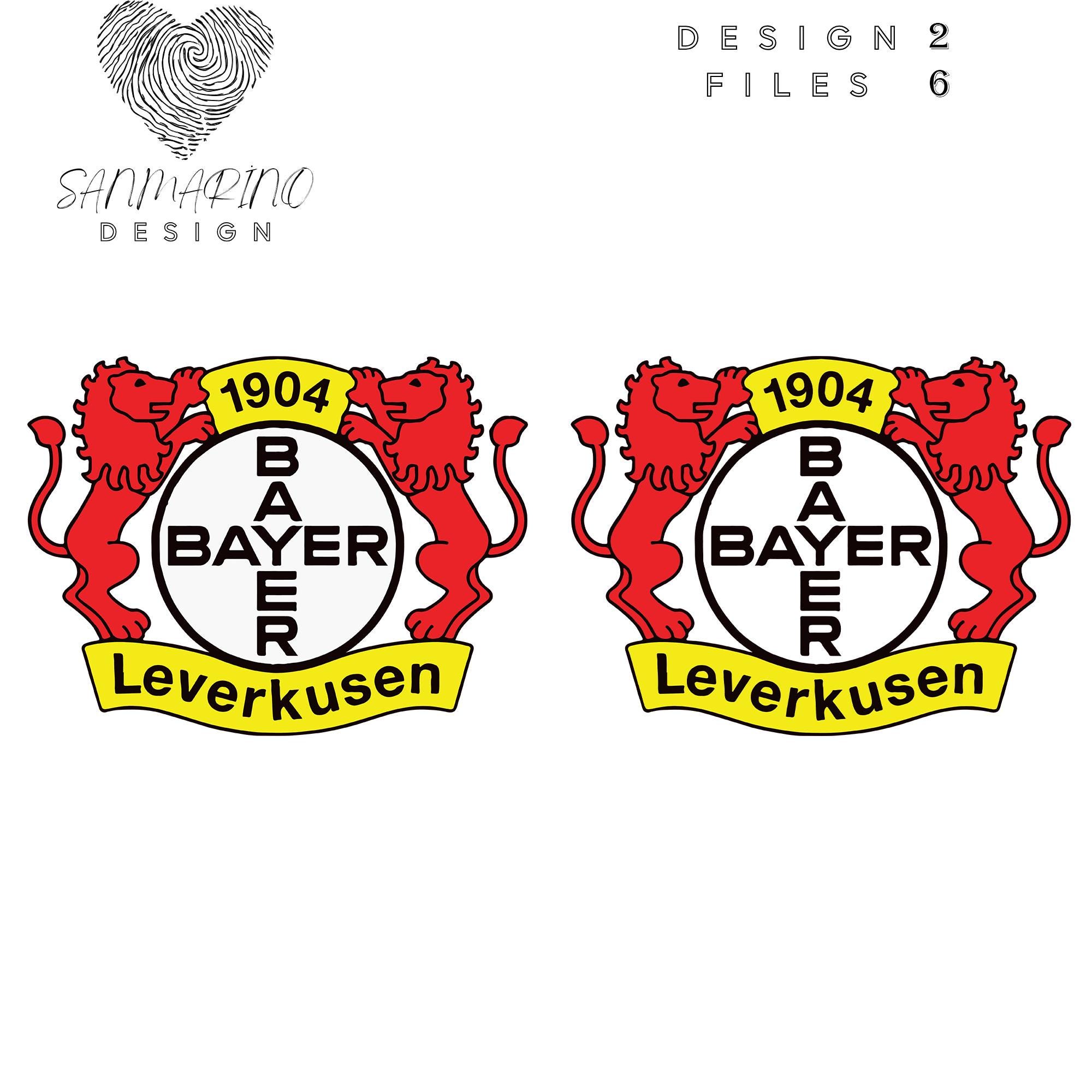Football Logo Bayer Leverkusen -Svg-Png-Pdf- Tshirt Shirt Hoodie Cupa Stickers Digital Prints Cricut