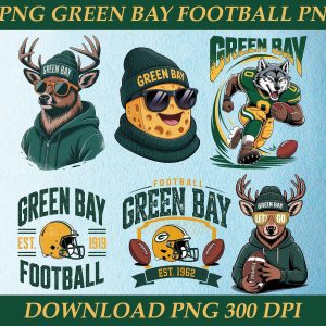 Green Bay Cheesehead Football PNG, football Mascot png, Green Bay Fan Printable, Cheesehead Football Decor, Green Bay Football