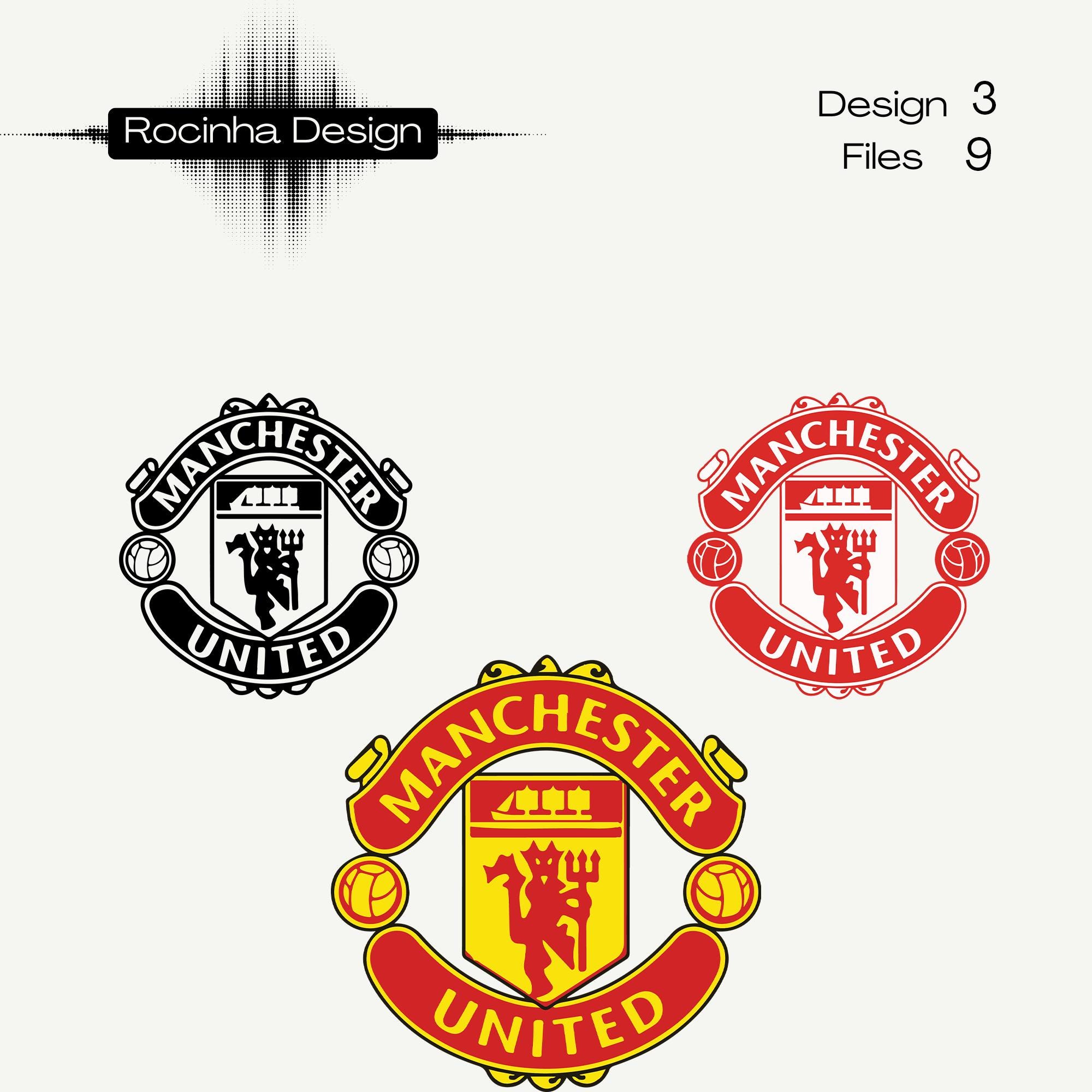 Manchester United Football Logo Sticker -Svg-Png-Pdf- Tshirt Shirt Hoodie Cupa Stickers Digital Prints Cricut
