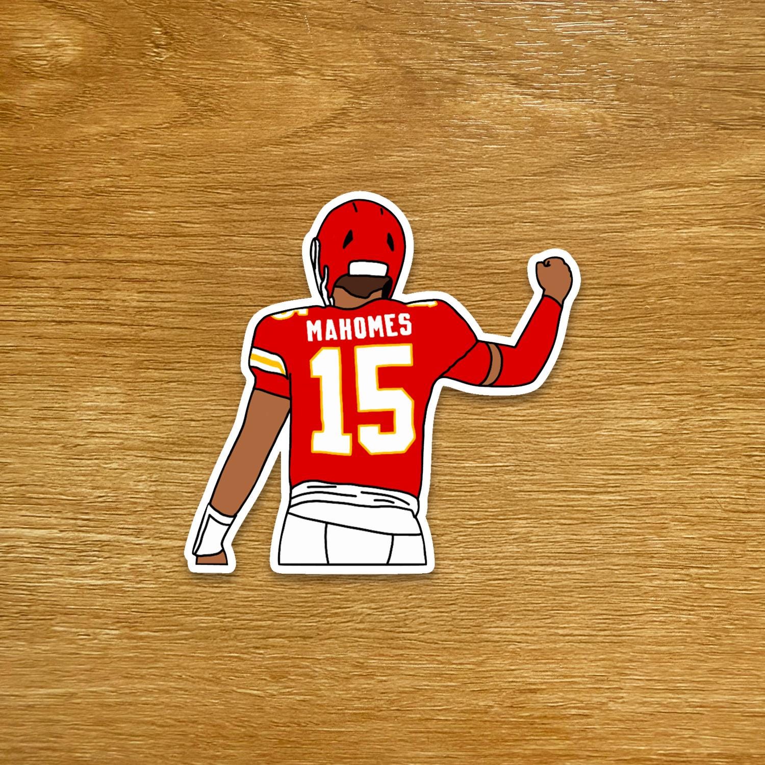Patrick Mahomes Stickers Kansas City Football Sticker Die Cut Sports Sticker