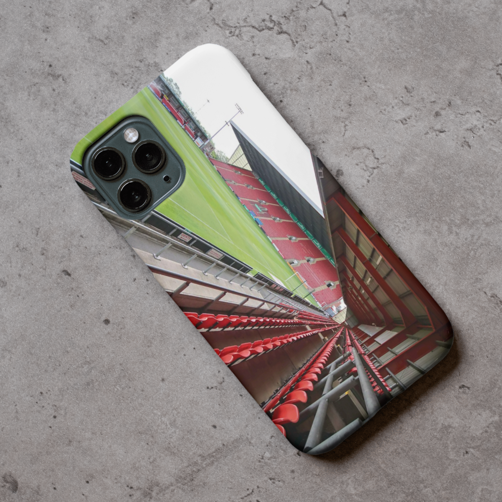 Crewe Alexandra Stadium Protective Premium Hard Rubber Silicone Phone Case Cover