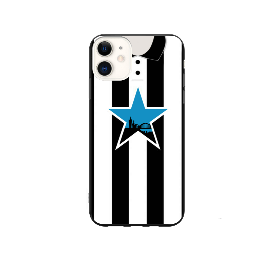 Newcastle United Home 1993 Retro Shirt Premium Protective Hard Rubber Silicone Phone Case Cover - Image 2