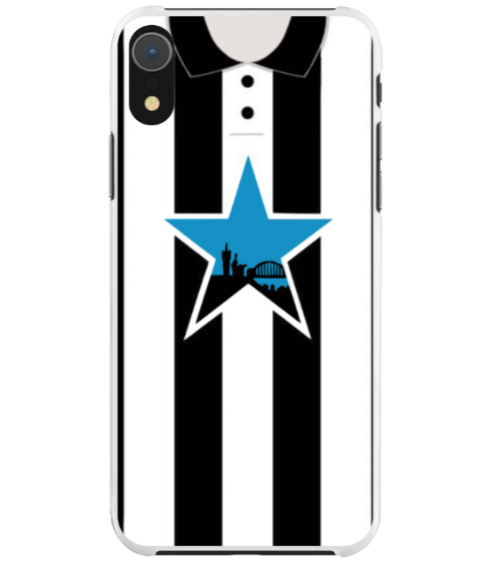 Newcastle United Home 1993 Retro Shirt Premium Protective Hard Rubber Silicone Phone Case Cover - Image 4