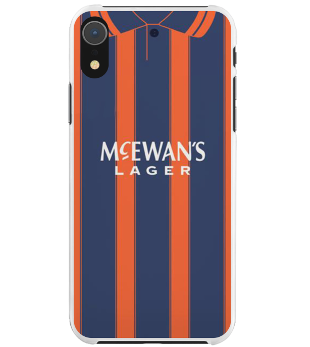 Rangers Retro Football Shirt Premium Protective Hard Silicone Rubber Phone Case - Image 4