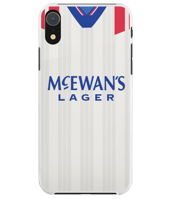 Rangers Retro Away Football Shirt Premium Protective Silicone Rubber Phone Case - Image 4