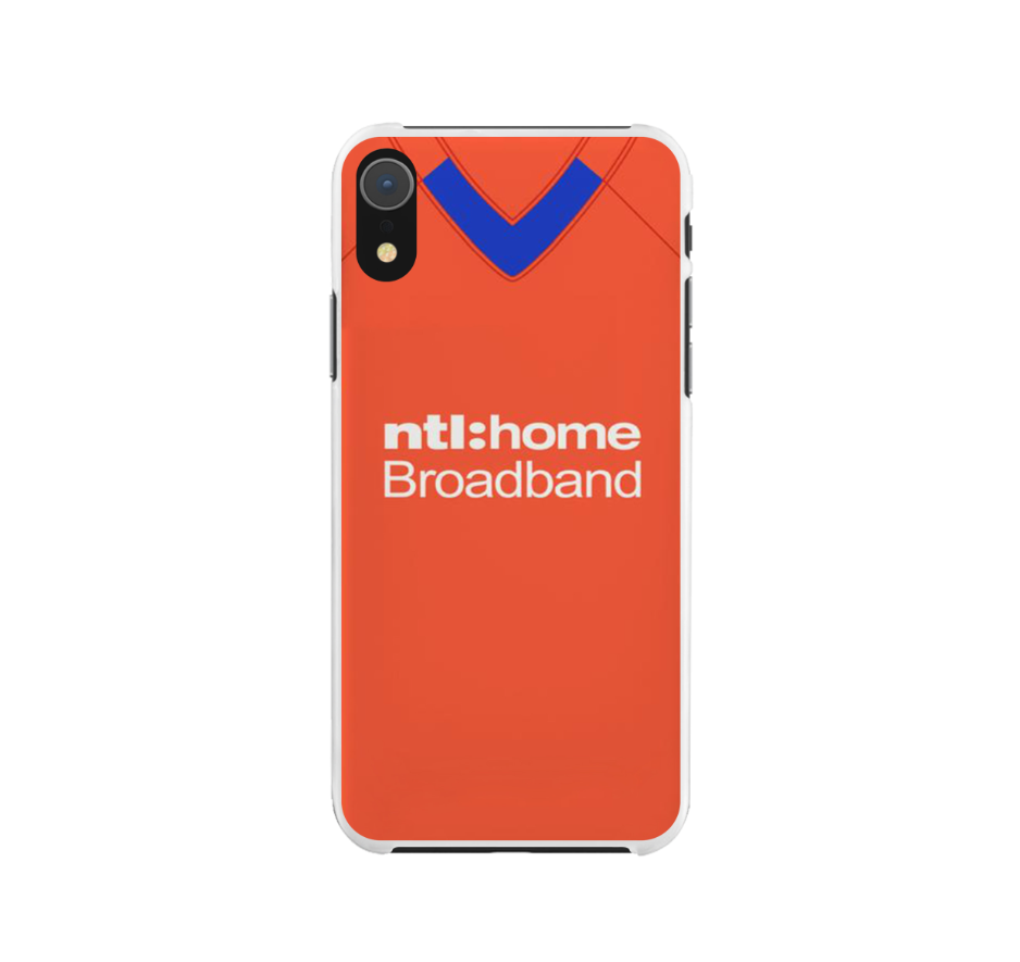 Rangers Away Retro Football Shirt Premium Protective Silicone Rubber Phone Case - Image 3